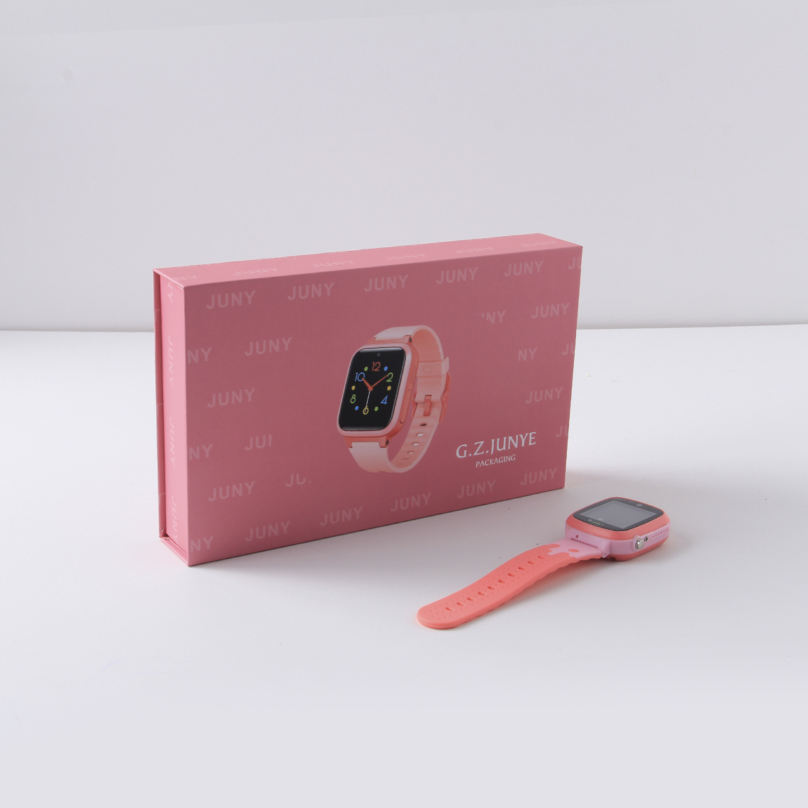 像這樣Colorful的兒童手表包裝盒要選擇那種印刷？